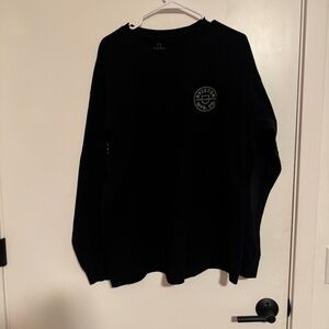 brixton mens navy blue xl long sleeve